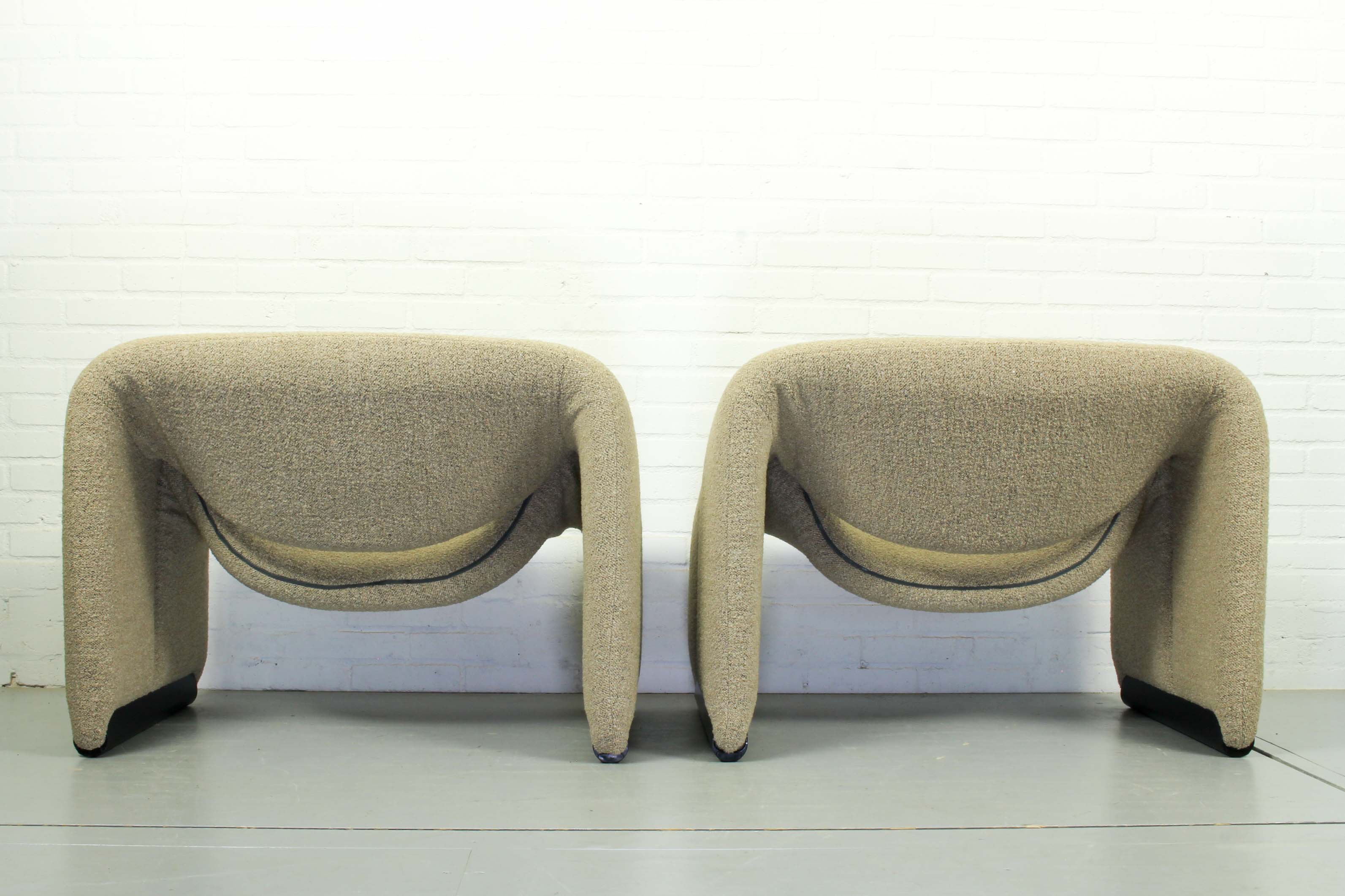 Pierre Paulin pair of F598 Groovy lounge chairs for Artifort, The Netherlands