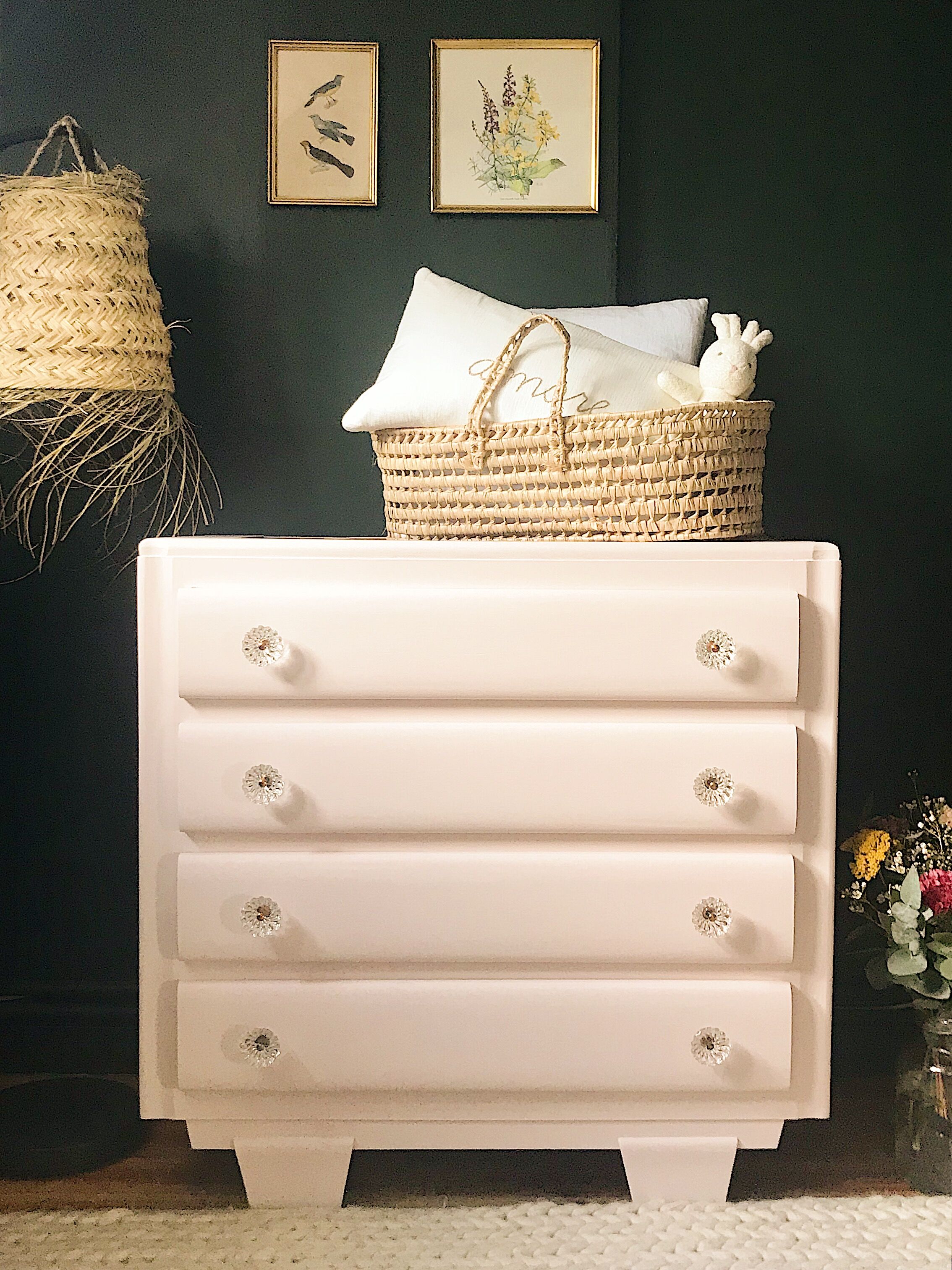 Pink dresser, 30's