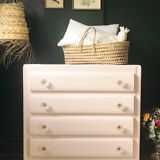 Commode rose année 30
