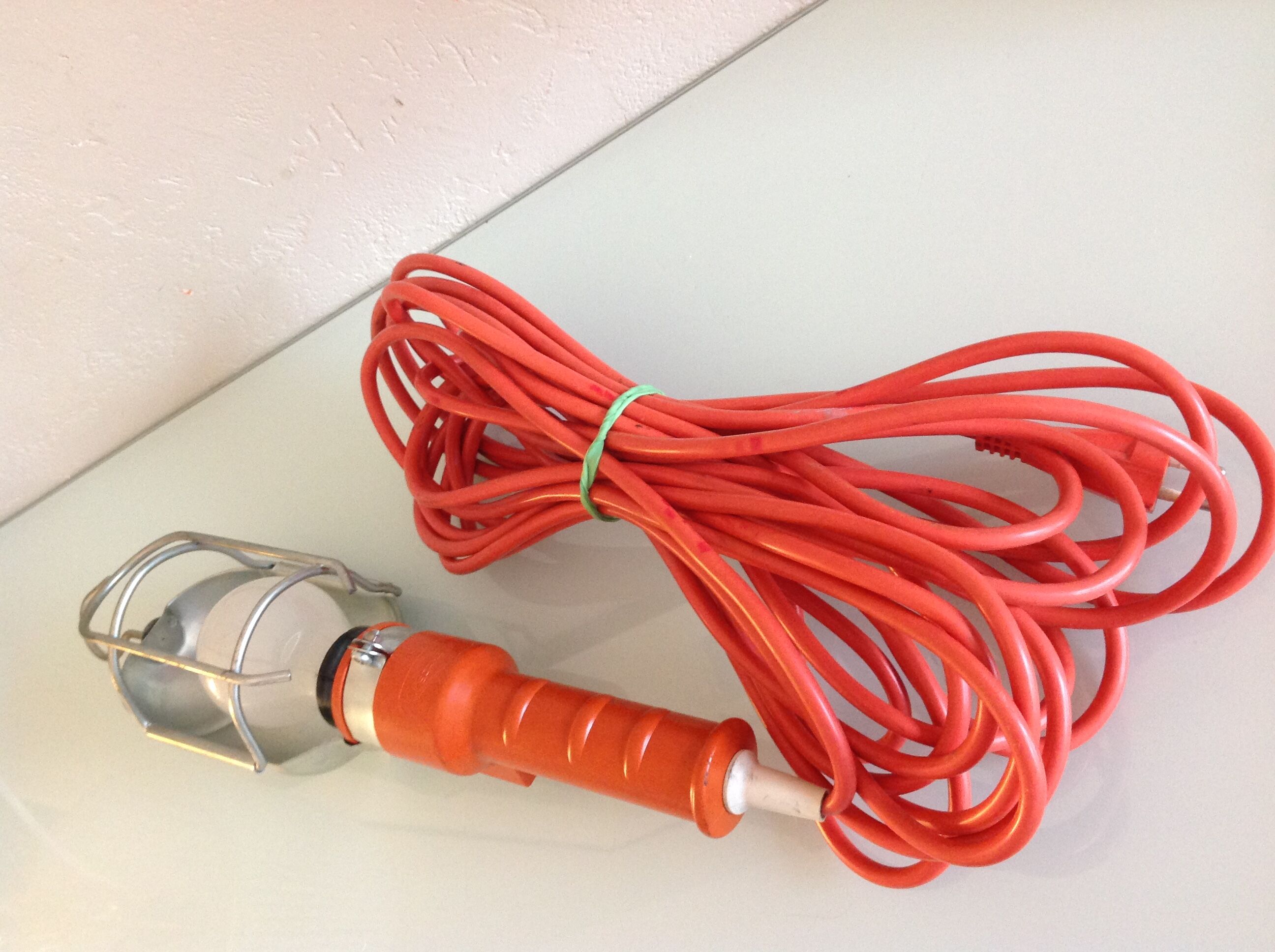 Scame orange workshop walker industrial/vintage 60s-70s