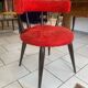 Chaise vintage scandinave moumoute circa 1960