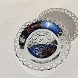 Vintage silver-plated butter dish from the "Coquillor" brand