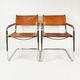 Pair of Bauhaus S34 chairs, designed by Mart Stam, Bulthaup, Germany, 1980s