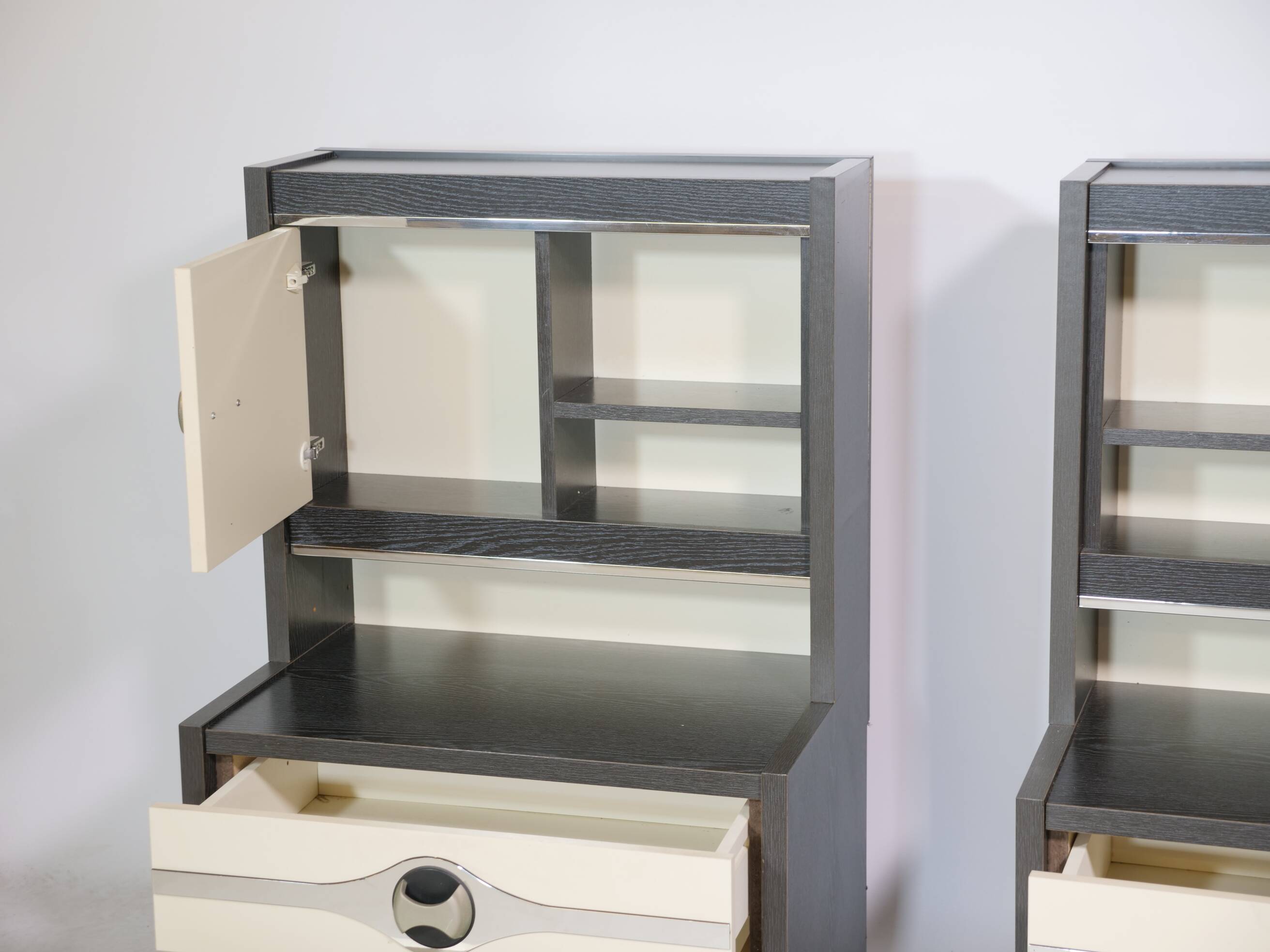 Modernist space age chest of drawers sideboard cabinet, 70s