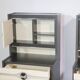 Modernist space age chest of drawers sideboard cabinet, 70s