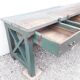 Établi industriel d'atelier 4m ancien