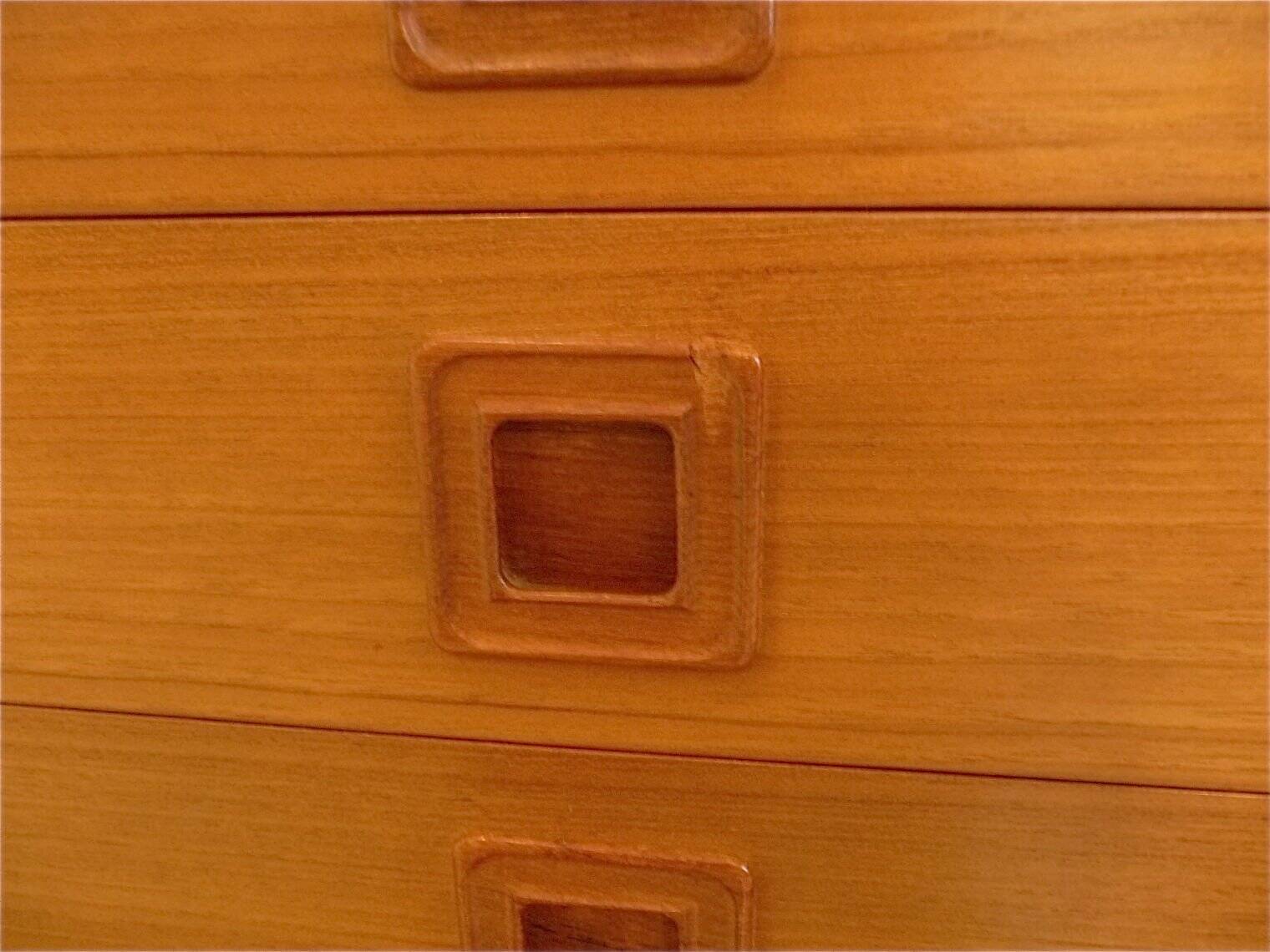Mid-century Danish modern teak sideboard by Henry W. Klein for Bramin 1960s