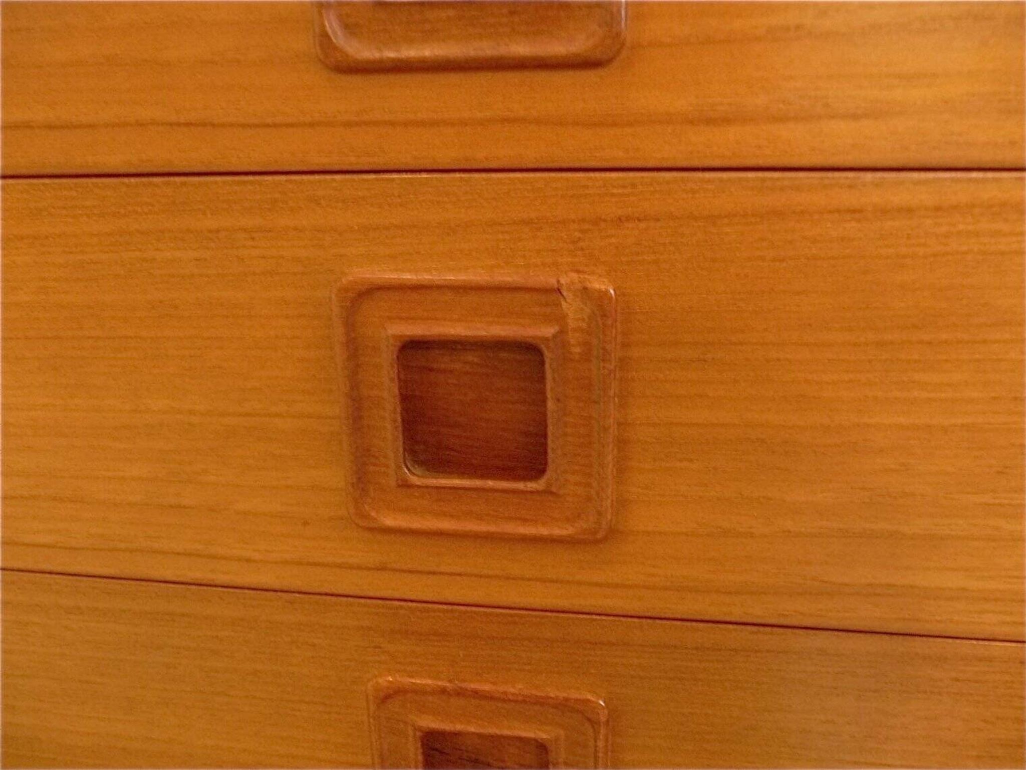 Mid-century Danish modern teak sideboard by Henry W. Klein for Bramin 1960s