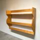 Wall-mounted pine sideboard by Charlotte Perriand from Les Arcs 1800, circa 1970.