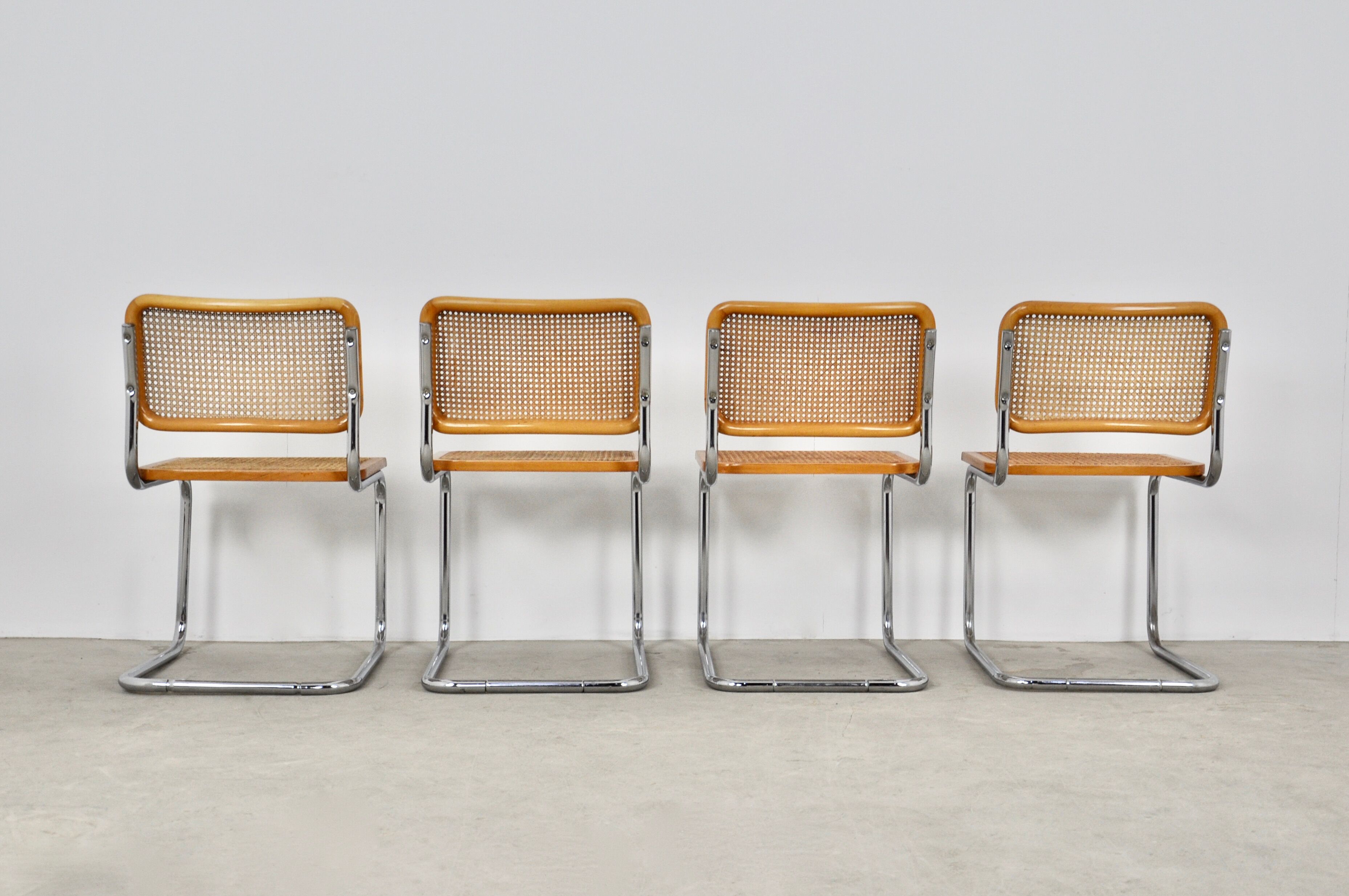 Dinning chairs B32 by Marcel Breuer