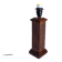 Angel L. Pazmino leather totem lamp 1960s Style Furniture