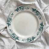 Round ironstone dish "Lucy" KG Lunéville circa 1900