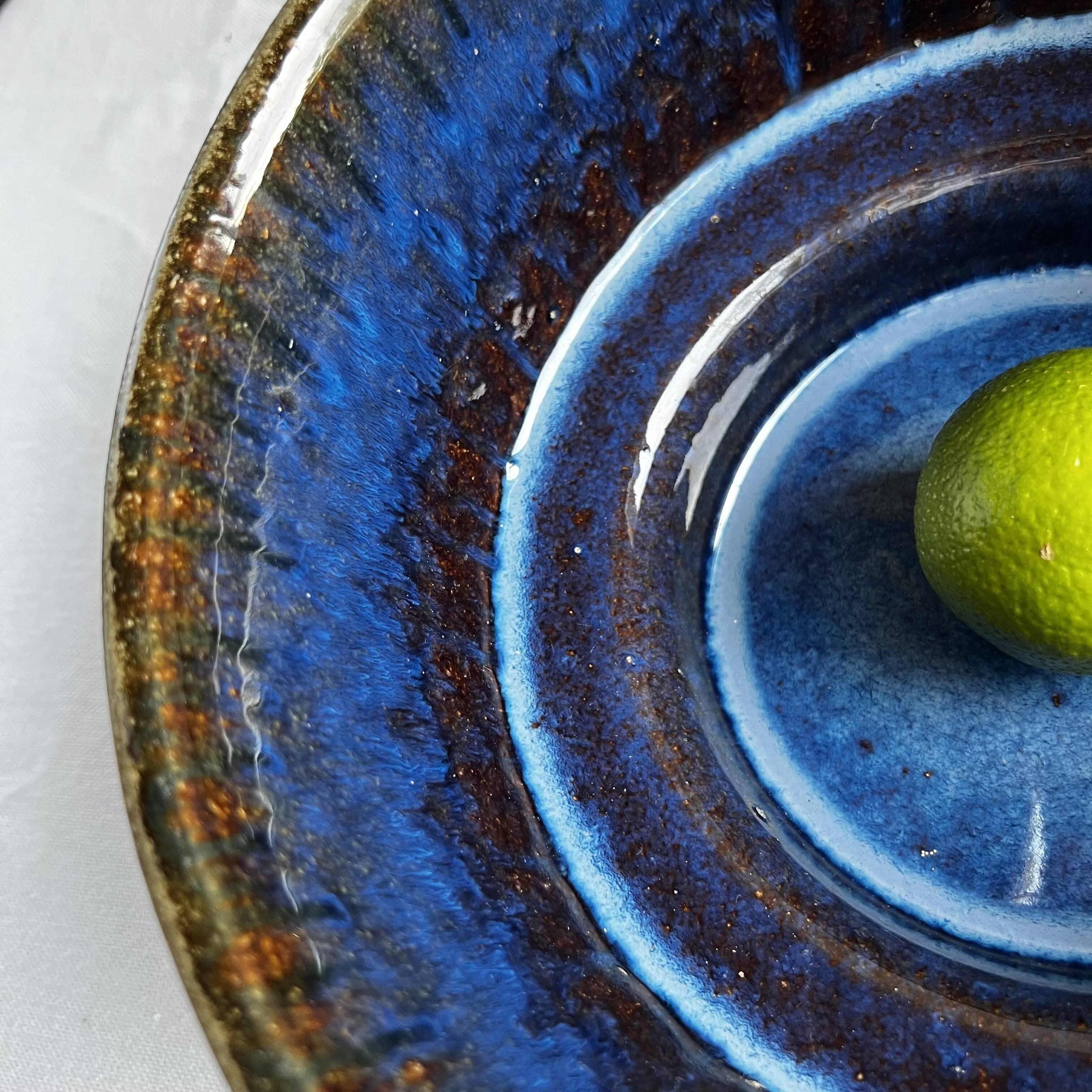 Large Stoneware Salad Bowl Maria Philippi for Søholm, Denmark – 1960