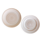 Flat plates x2 Grès Niderviller