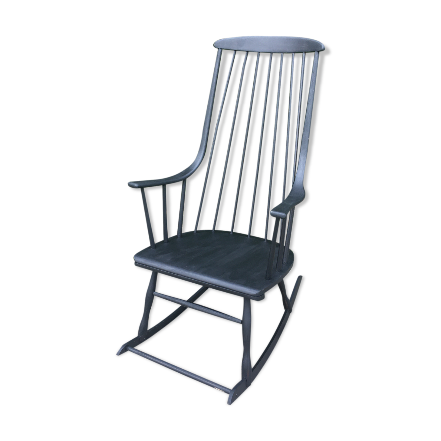 Rocking-chair Lena Larsson "Grandessa" satin black