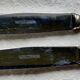 Set of 12 silver-plated metal table knives in Art Nouveau style.