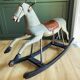 Vintage wooden rocking horse 1920