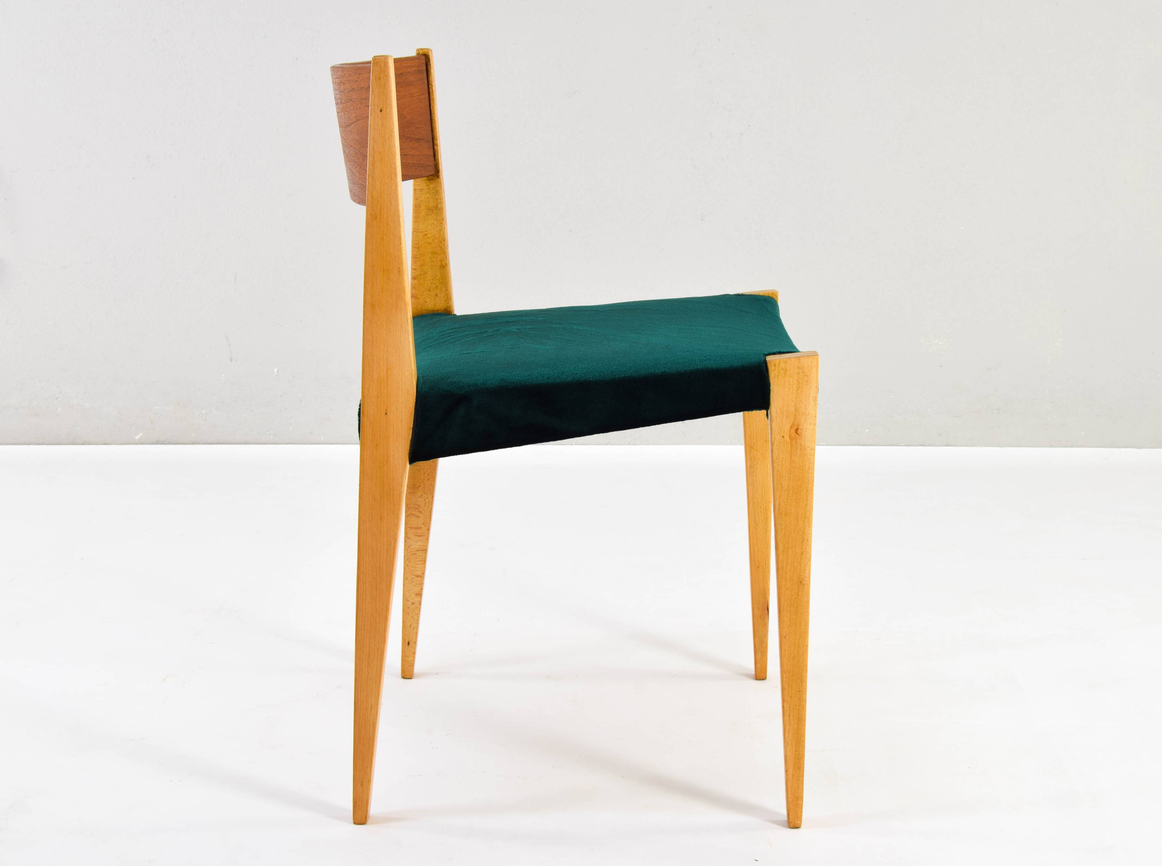 Set of Mid Century Scandinavian Modern in the manner of Cadovius Pia Chair 60s