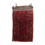 Handmade vintage Afghan Baluch rug 63cm x 109cm 1950s - 1С1169