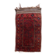 Handmade vintage Afghan Baluch rug 63cm x 109cm 1950s - 1С1169