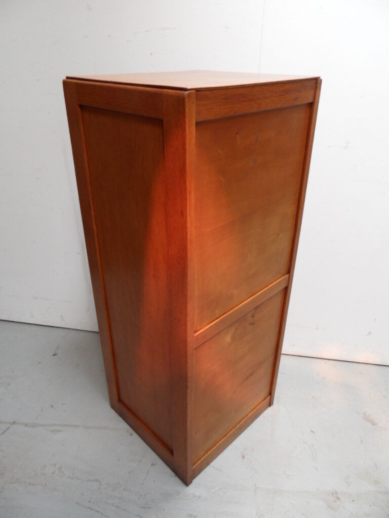 Vintage filing cabinet with roller shutter