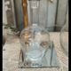 Lot de deux carafes vintage en cristal