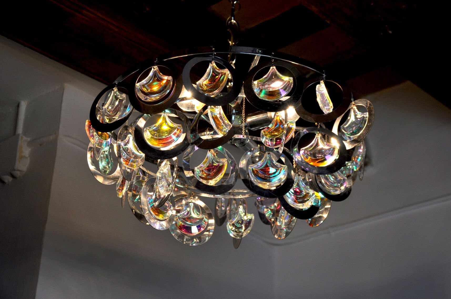 Chandelier, Murano glass, Italy 1970