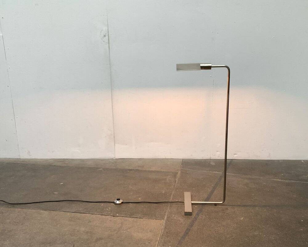 Canasta Floor Lamp Mid-Century Italian in the style of Cedric Hartman for Obor, Italy, 1960s