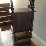 Antique wood music cabinet noble