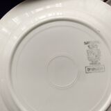 6 flat plates Digoin Sarreguemines Enghien model