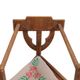 2 chaises de moine scandinaves / suédoises / sculptées avec dossier