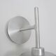 Pair of brushed aluminum Mercury wall lights by Eglo 90s