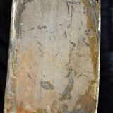 Terracotta plaque signed MSD Anne Dangar Moly-Sabata enamelled with double holy water font