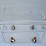 Plexiglas coffee table, David Lange design, 1970s