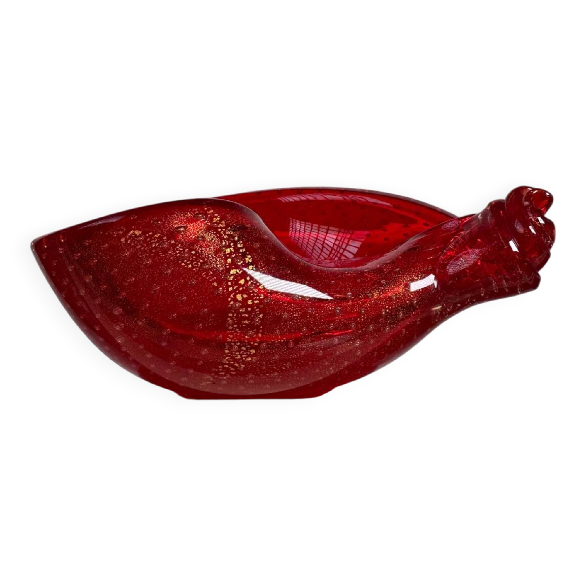 Murano Sommerso pocket emptier from the 70s