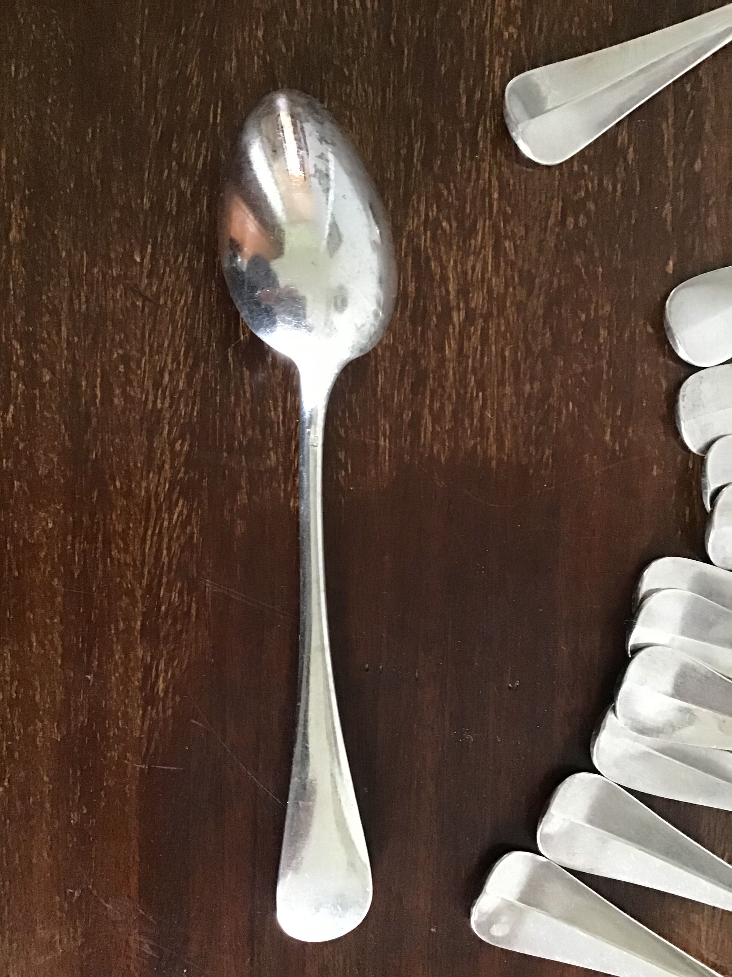 Silver metal covers in their pouch