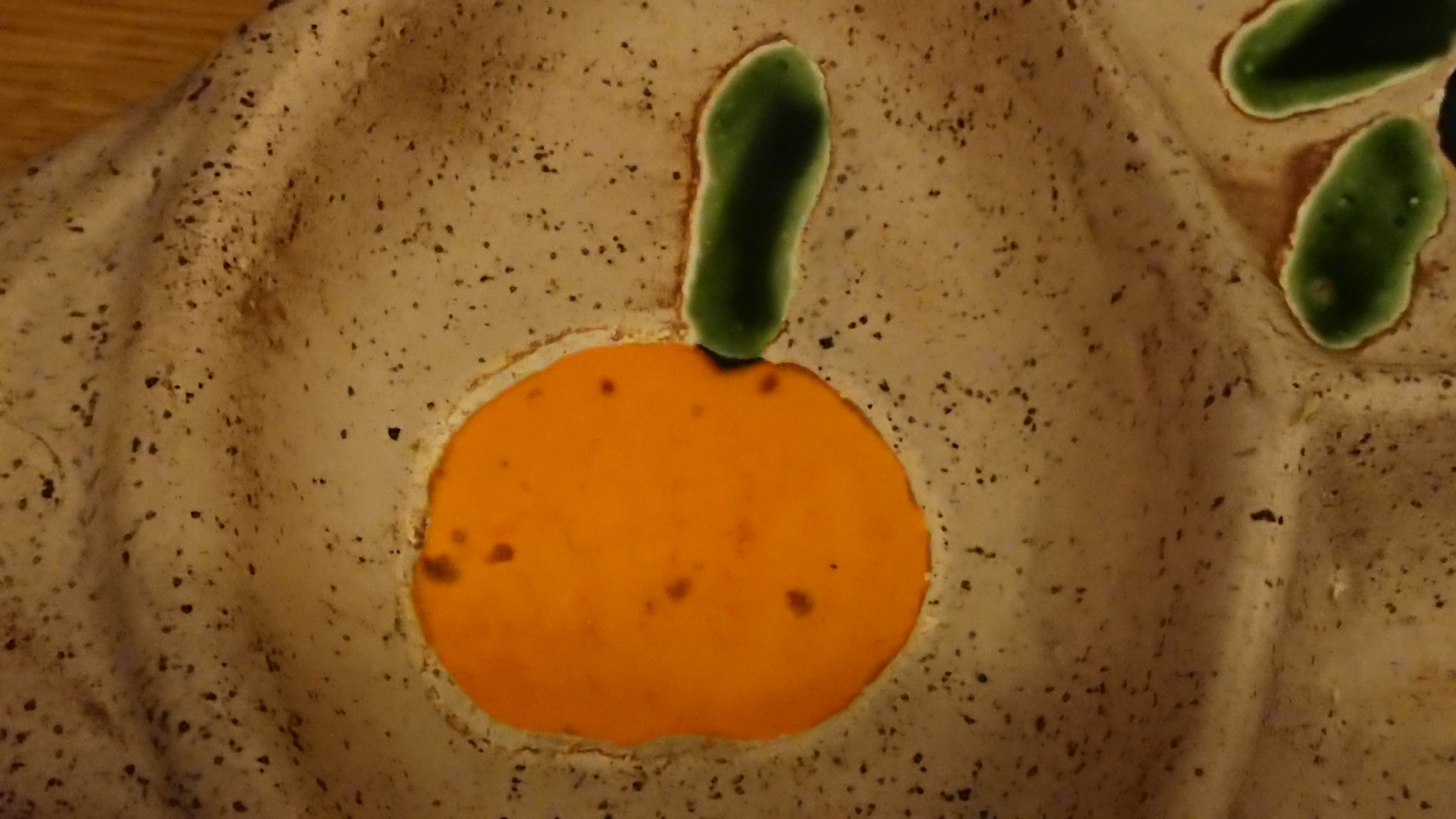 Plat avec compartiment en céramique Vallauris