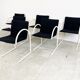 6 postmodern cirkel dining chairs by Metaform, 1980s