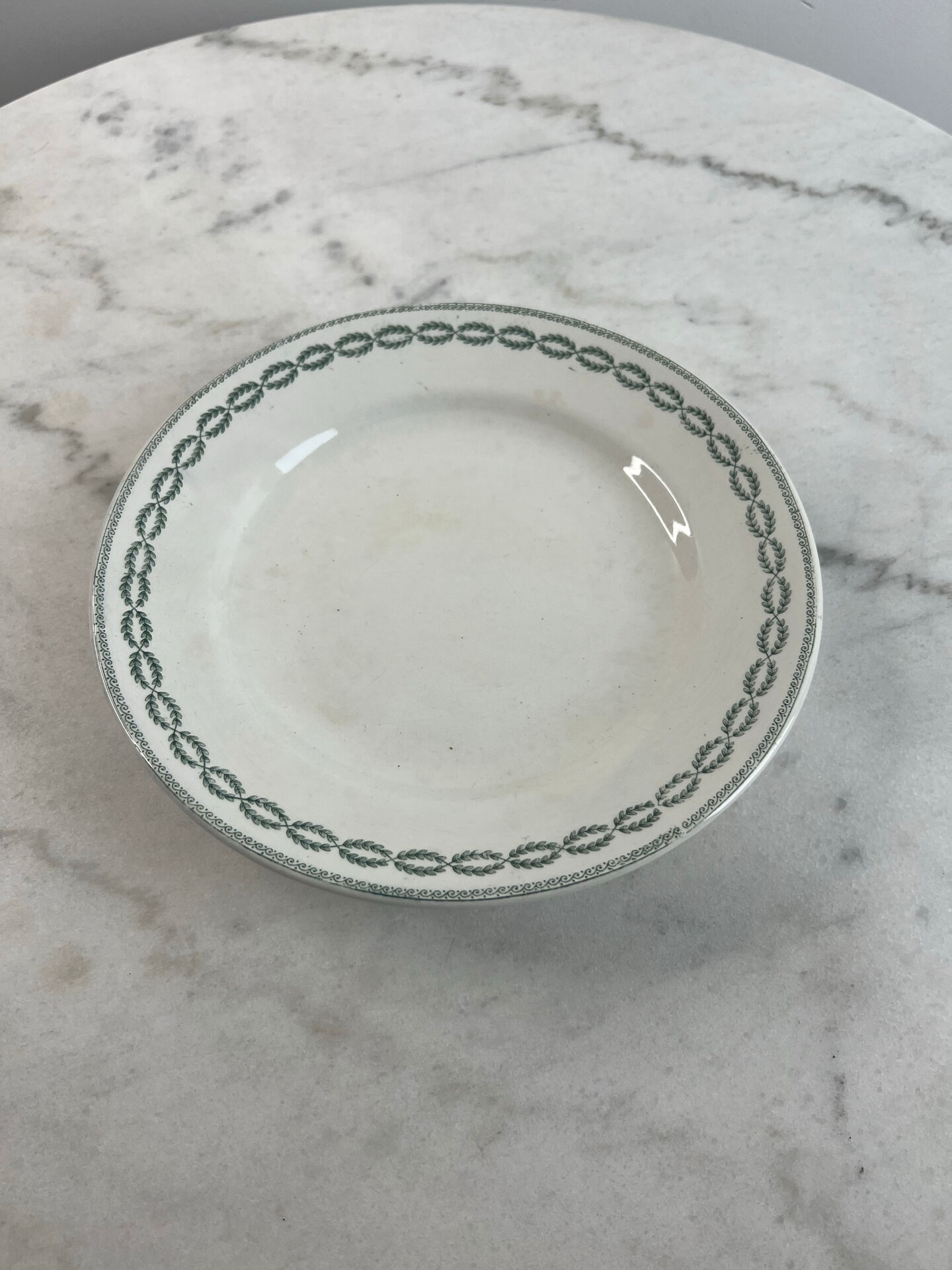 Ironstone compote dish Sarreguemines Nobilis