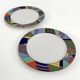 Set of 2 serving plates Metropol by Barbara Brenner for Rosenthal, 90