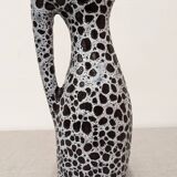 Ceramic vase by Marino Le Vaucour in Vallauris, France, circa 1960.