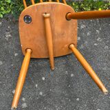 Set of 2 Scandinavian stamped chairs
