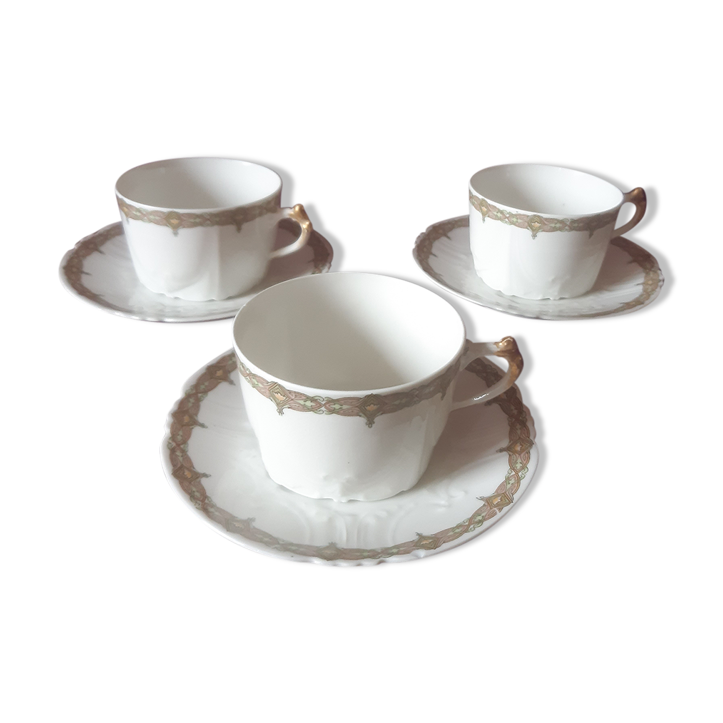 Limoges porcelain cups