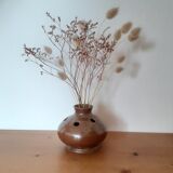 Vase pique fleurs en grès