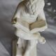 Charming Canova style children's statuette in marble powder (Italy)