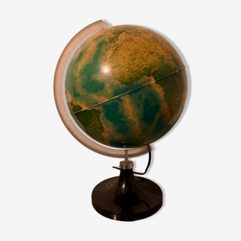 Mappemonde lumineuse vintage