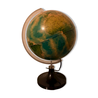 Mappemonde lumineuse vintage