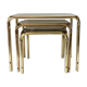 Lot de 3 tables gigognes vintage