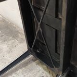 Antique large Tolix A table in brushed metal