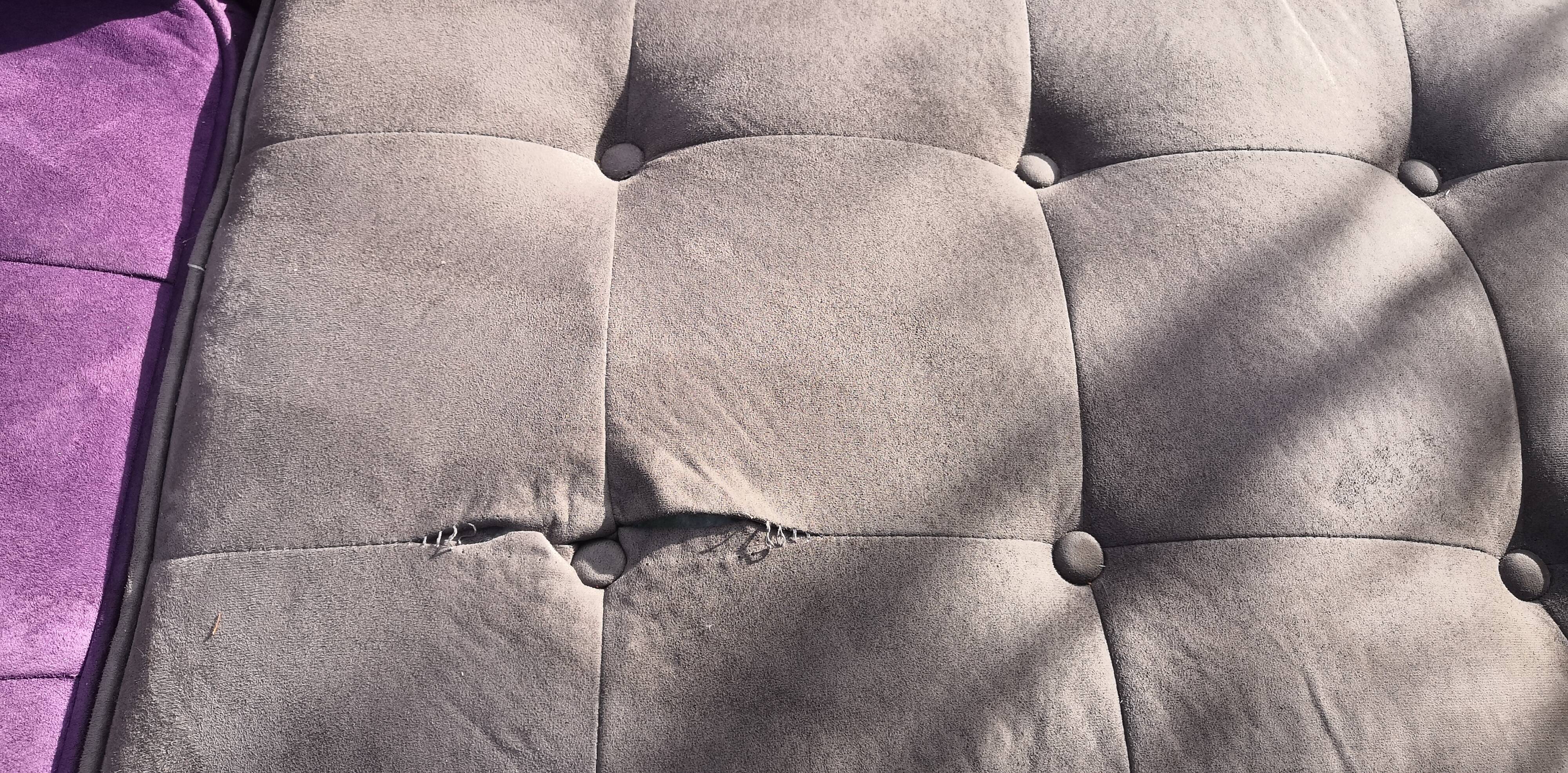 Modular vintage panoramic sofa 9 seats